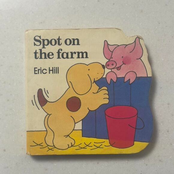 Other Other - Spot on the Farm by Eric Hill Children’s Board Book Vintage Farm Animals Kids